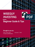 Beginner's Guide to Wiseguy Investing: Tips for Setting Stop Losses, Managing Risk, and Avoiding FOMO