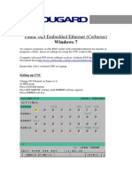 Fanuc 0iD-Windows 7 Embedded Ethernet (Cerberus) - Windows 7
