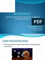 Carcinogenicidad, Toxicidad, Alergia e Hipersensibilidad