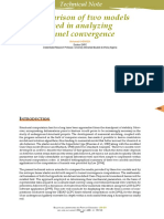 Comparison of Two Models Used in Analyzing Tunnel Convergence