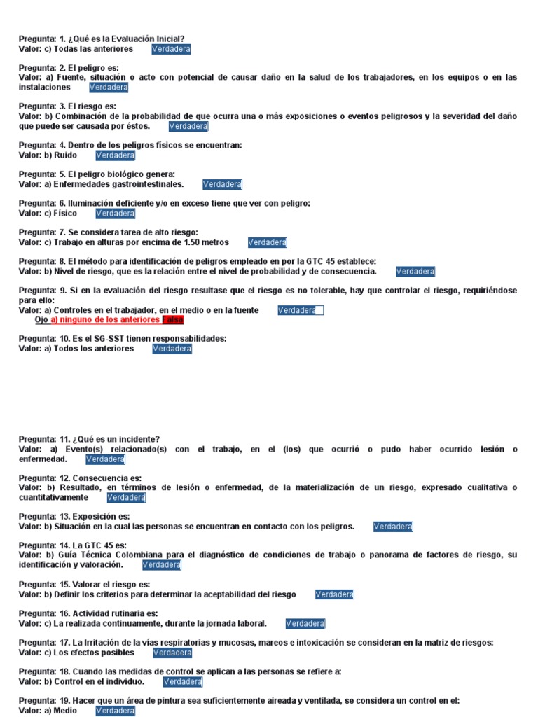 Evaluaci n modulo 2 curso 50 h unipymes pdf planificaci n riesgo