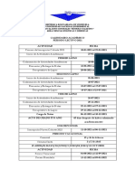 Calendario Académico - Periodo Lectivo 2021