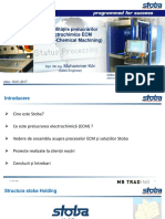 Debavurare Electrochimica ECM STOBA PDF