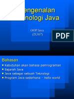 Pengenalan Teknologi Java