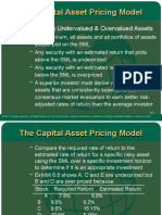 The Capital Asset Pricing Model