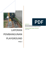 Laporan Pembangunan Playground Taman Kupu Kupu Sukardi