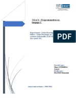 TD 3 Programmation C