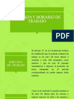 jornada y horario de trabajo