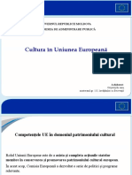 Cultura În Uniunea Europeana