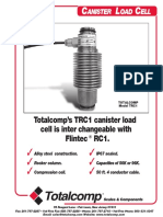 Totalcomp's TRC1 Canister Load Cell Is Inter Changeable With Flintec RC1