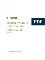 UNPHUSist - Instructivo Seleciã N Estudiantes v201209