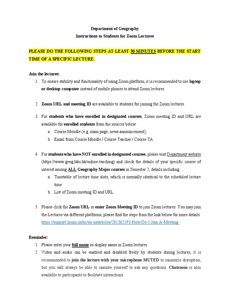 ZOOM STUDENTS GETTING STARTED visual data 2