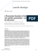 L'Économie Sociale Et Solidaire 2018 PDF