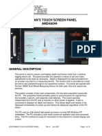 Hoistman'S Touch Screen Panel AMS4A044: General Description