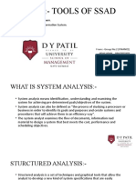 SSADM Tools for System Analysis