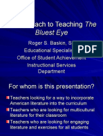 Teaching The Bluest Eye: An Approach