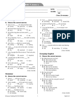 Right On! 2: - Quiz 1