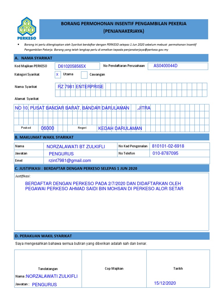 Borang Permohonan IPP | PDF