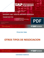 Grupo 4 - Otros Tipos de Negociacion