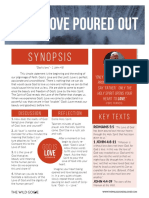 God's Love Poured Out Study Guide