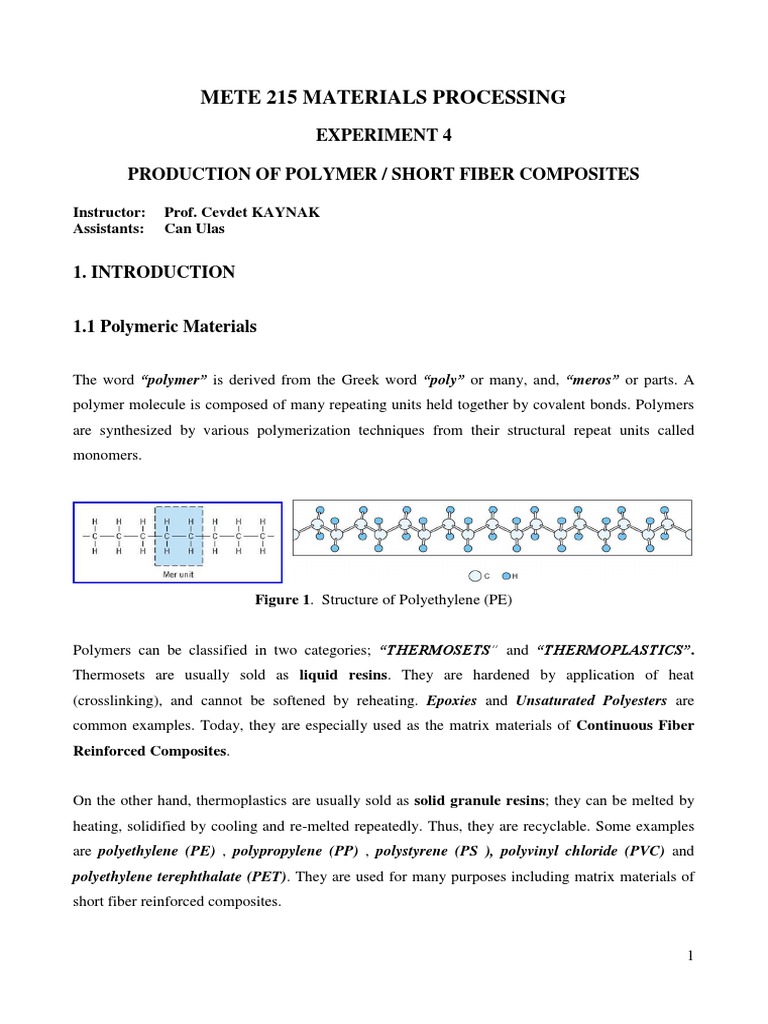 4-Experiment 4-Handout PDF | PDF | Plastic | Thermoplastic