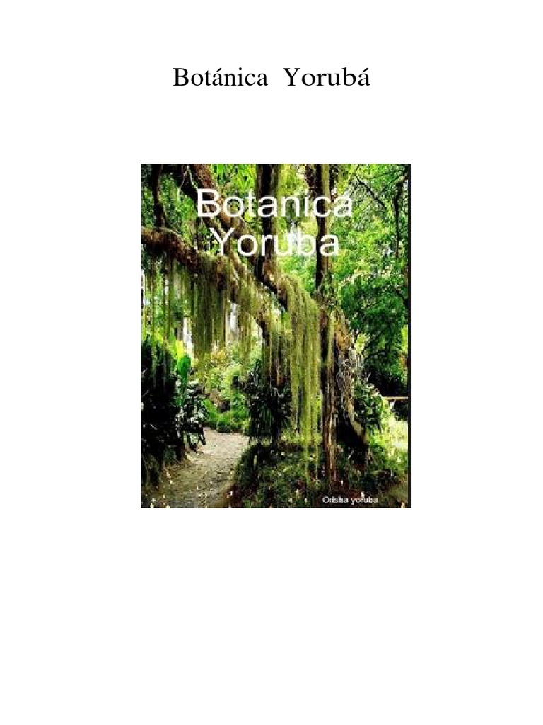 Botanica YORUBA PDF Plantas comestibles Cocina vegana