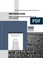 Metodología Para La Planificación Estratégica de Las Ciudades