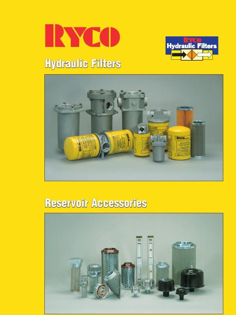 Fitros Hidraulica Ryco | PDF | Valve | Filtration