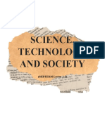 Science, Technology and Society: (MIDTERM Lesson 1-5)