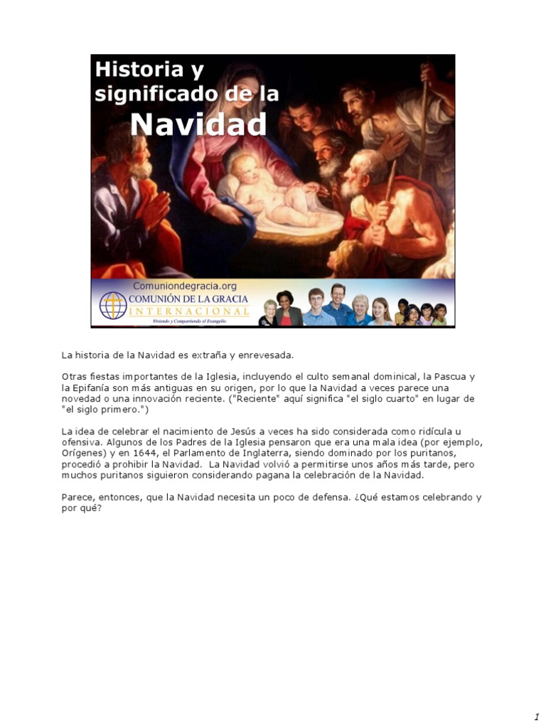 Historia y controversias de la Navidad | PDF | Navidad | Jesús