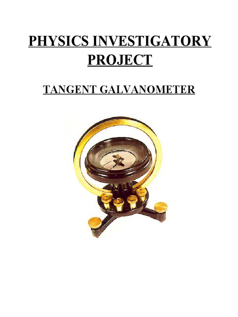 Measuring Earth's Magnetic Field | PDF | Earth's Magnetic Field | Metrology