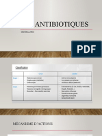 Les Antibiotiques: Généralités
