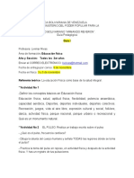 Guía 1 2 3 de ED. Fisica 3eros Años