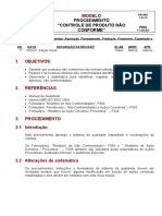 Modelo P002 Controle de Produto Não Conforme 1ª ed