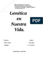 Genetica en Nuetra Vida