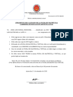 Juramento de Matrícula CEA