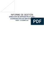 Informe de Gestión Direccion de Linea - Coordinacion Servidores