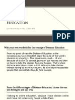 Distance Education: Euris Alexander Aquino Ulloa / 2019 - 8874