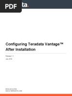 Configuring Teradata Vantage™ After Installation