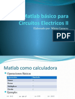 Matlab Basico para Circuitos Electricos II