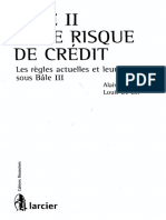 BALE II ET LE RISQUE de CRÉDIT Les Règles Actuelles Et Leur Évolution Sous Baie III Alain Verboomen Louis de Bel