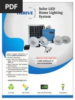 Thrive: Solar LED Home Lighting System