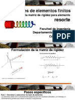 Aplicaciones de Elementos Finitos: Fo Mulaci N de La Mat I de I Ide Pa A Elemento