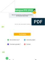 Valeo Tunisie - Catalogue des PFE 2021 