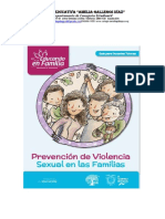 Campaña Prevención de La Violencia Sexual en Las Familias