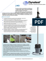 LWD 3031: Deflectómetro liviano portátil para pavimentos