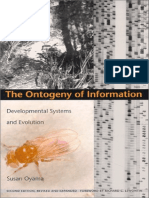 Oyama, Susan - The Ontogeny of Information. Developmental Systems and Evolution (2000)
