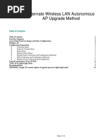 Alternate Autonomous AP Upgrade Procedure