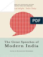 The Great Speeches of Modern India - Mukherjee, Rudrangshu