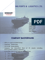 Essar Shipping Ports & Logistics LTD